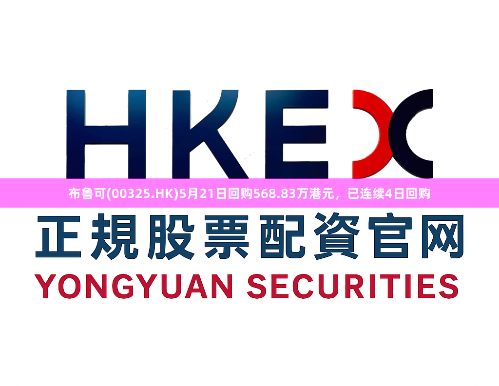 布鲁可(00325.HK)5月21日回购568.83万港元，已连续4日回购