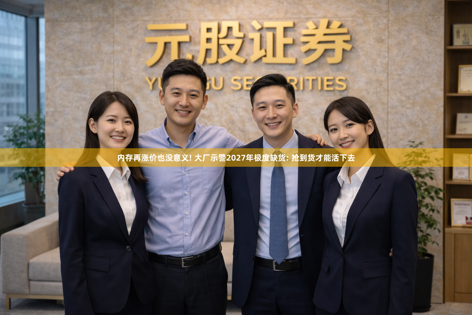 内存再涨价也没意义! 大厂示警2027年极度缺货: 抢到货才能活下去
