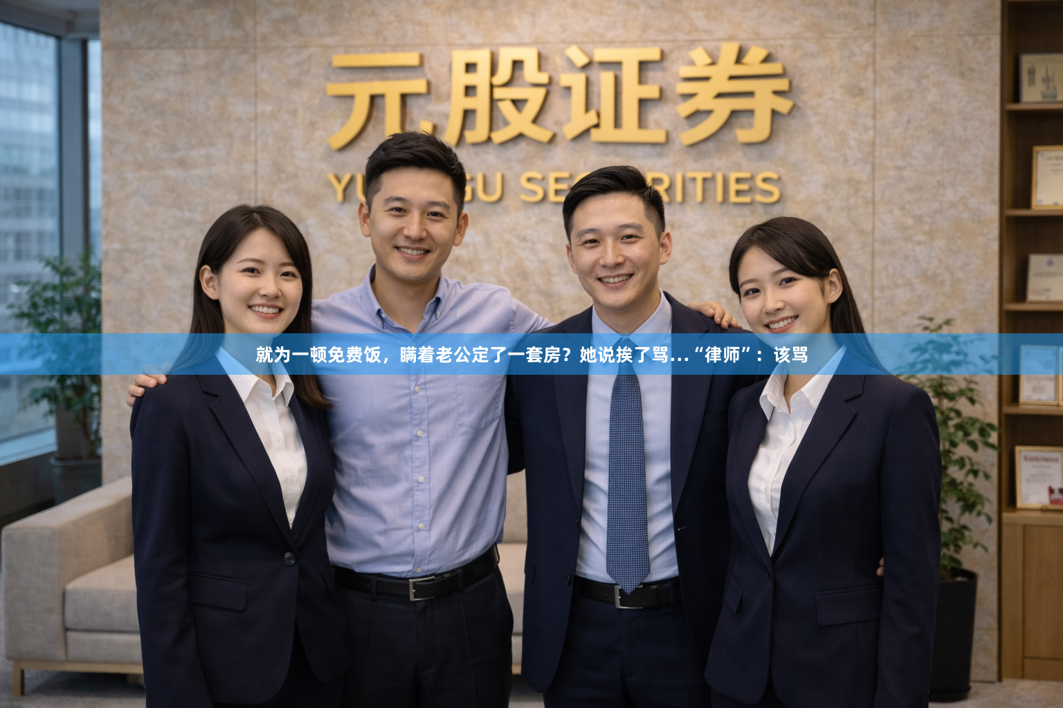 就为一顿免费饭，瞒着老公定了一套房？她说挨了骂…“律师”：该骂