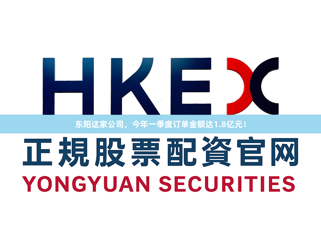 东阳这家公司,今年一季度订单金额达1.8亿元!