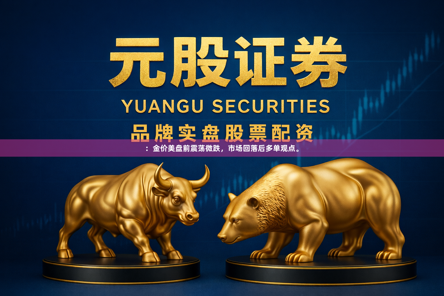 :金价美盘前震荡微跌,市场回落后多单观点。